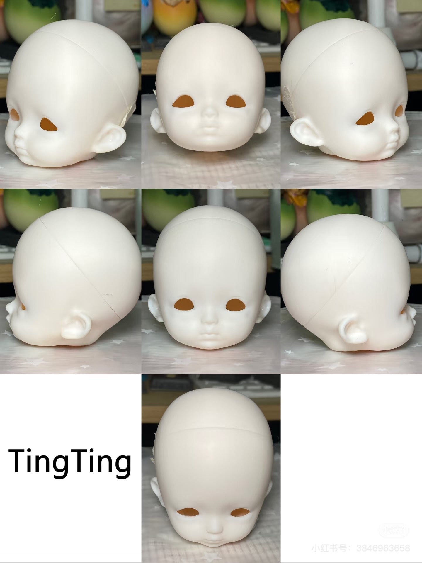 YYPdoll 1/6 bjd head ZouZou & TingTing