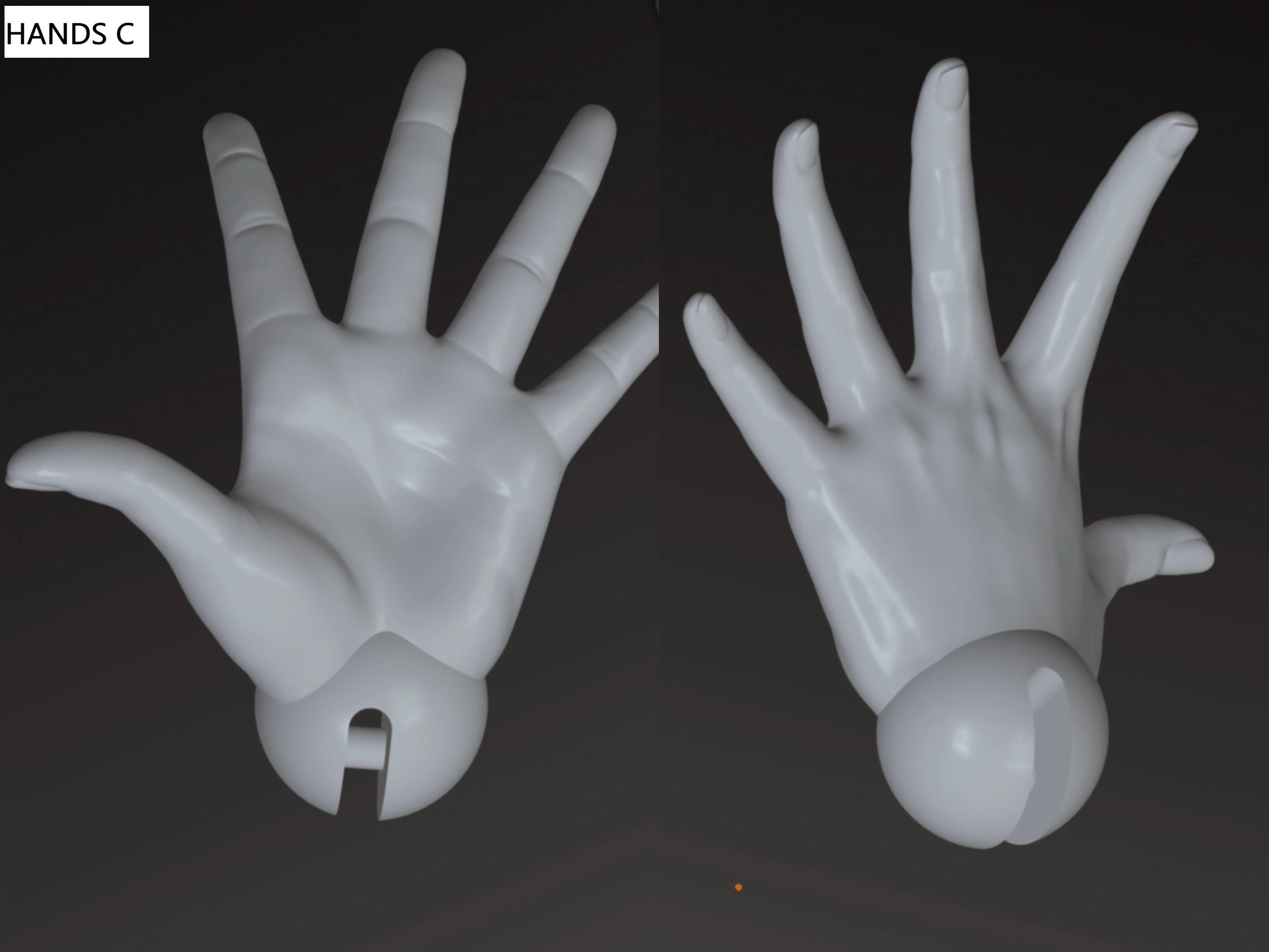 BlackShip 1/4 1/3 BJD body oil painting style