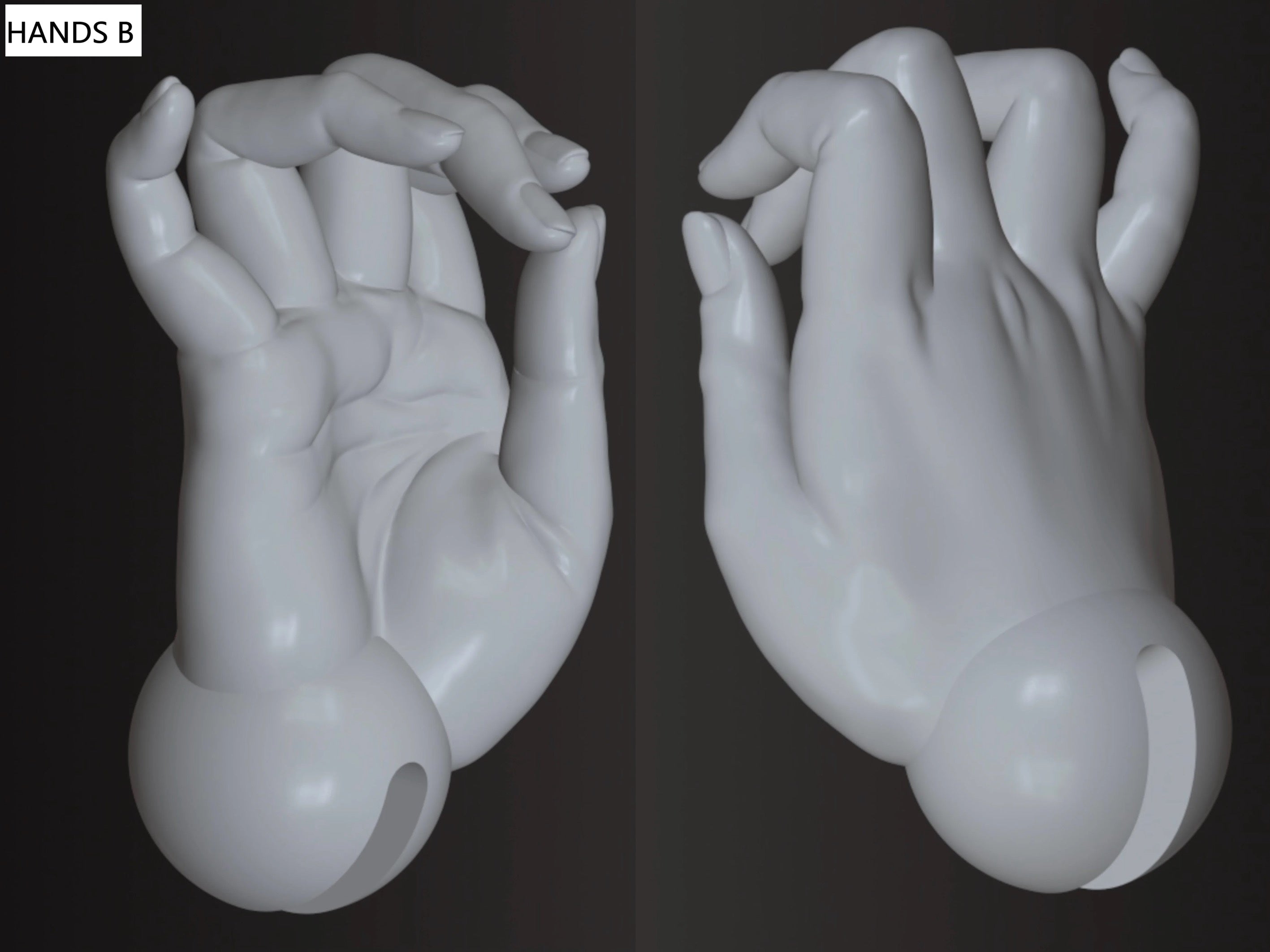 BlackShip 1/4 1/3 BJD body oil painting style