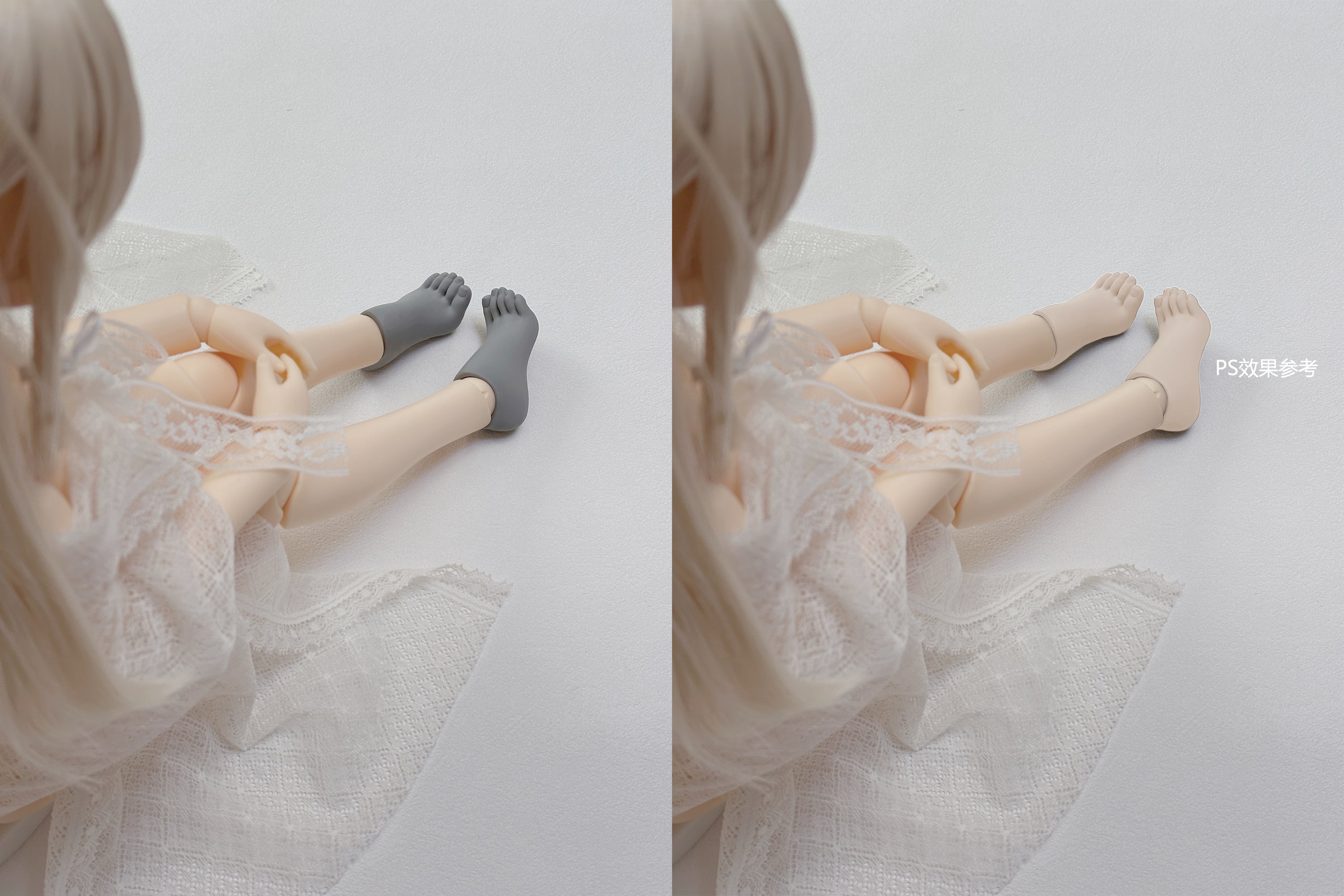 Romantic In Apertures BJD hands and feet accessories for 1/3 Volks