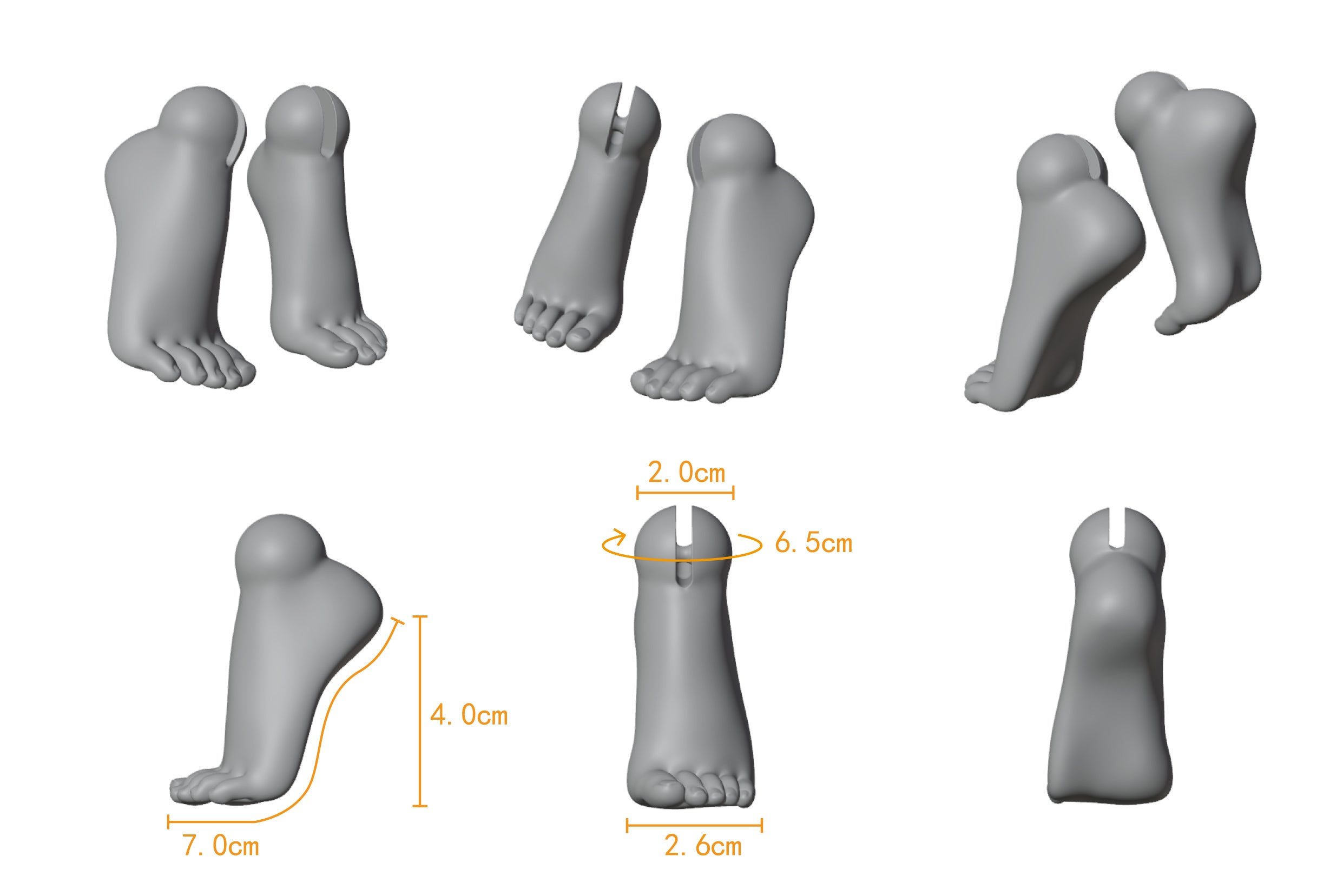 Romantic In Apertures BJD hands and feet accessories for 1/3 Volks