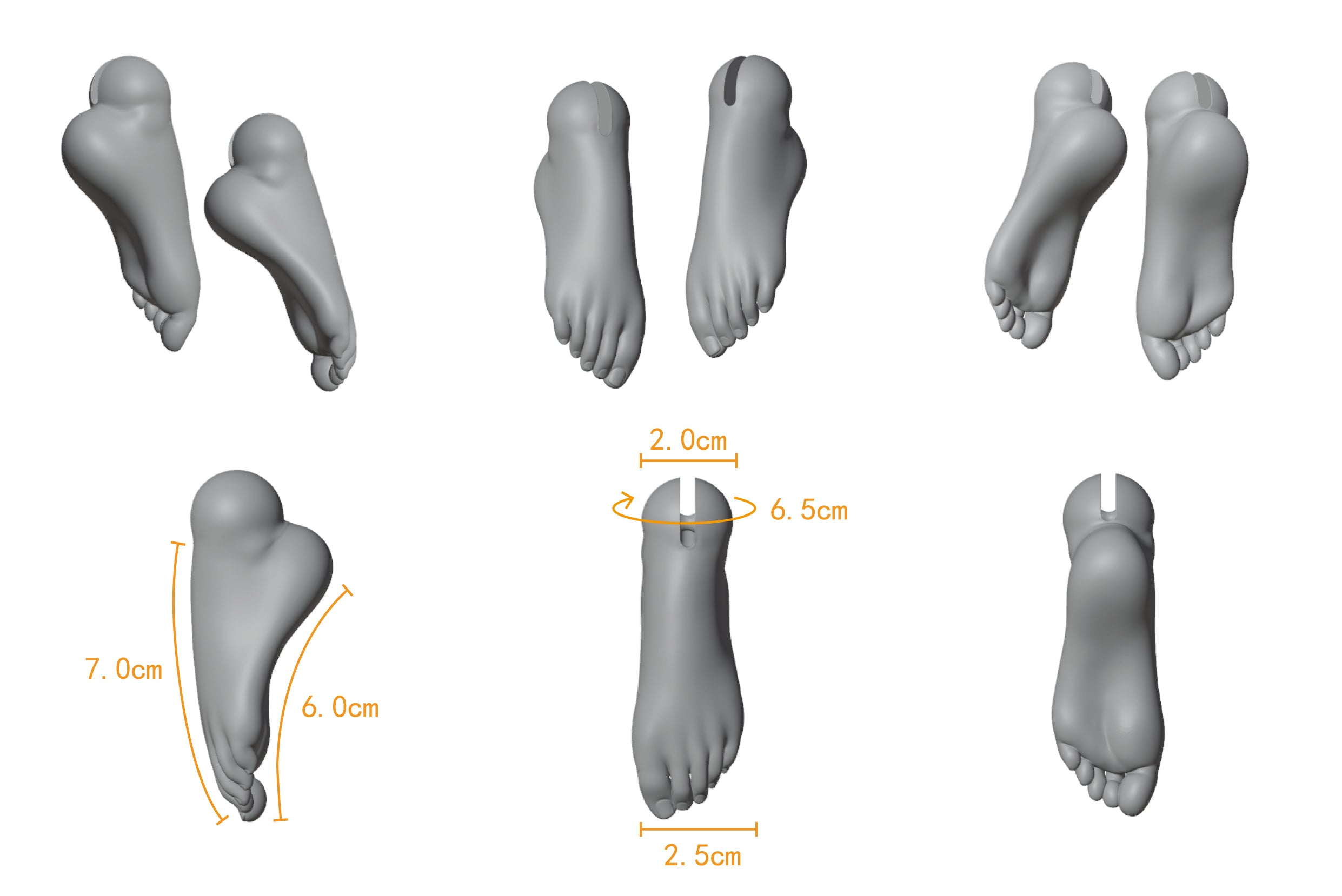 Romantic In Apertures BJD hands and feet accessories for 1/3 Volks