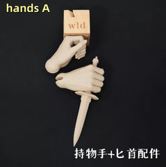 WonderlandDoll BJD hands and feet for Soren 70cm body