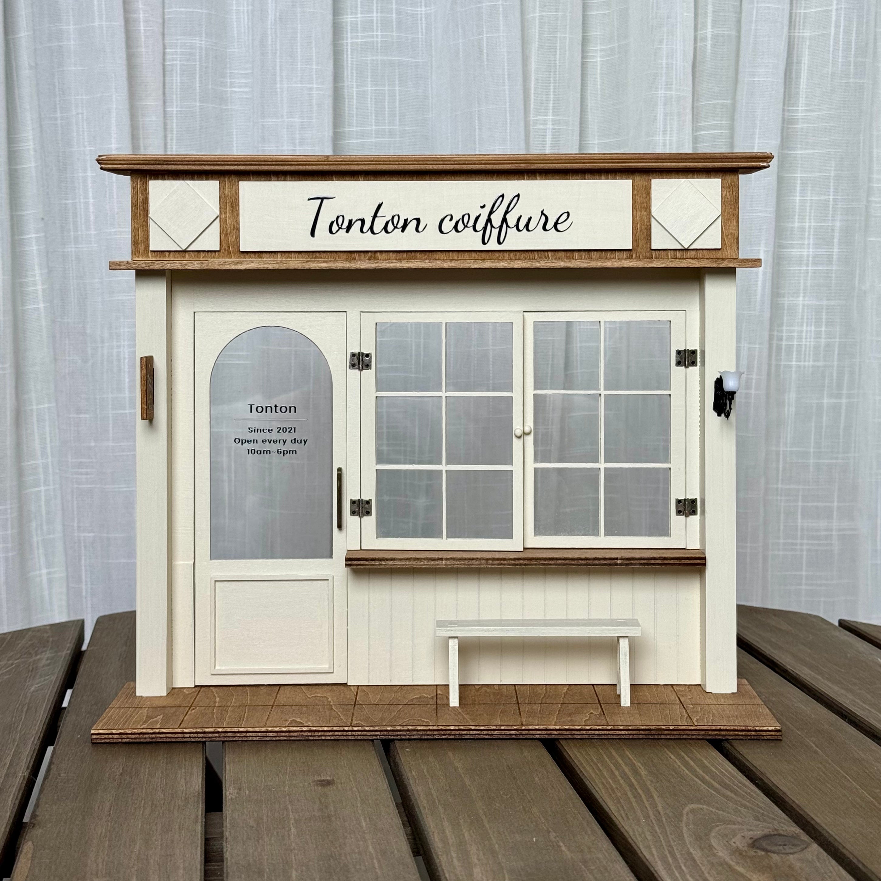 Miniature Dollhouse 1/3 1/4 1/6 1/12 Retro Coffee Shop DIY