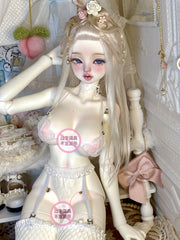 Minimalism 1/4 Lace and Beaded Lingerie Set BJD clothing