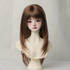 Awen 1/3 1/4 1/6 BJD wigs  Layered Hair Russia Mohair代购