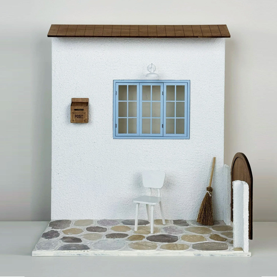 Miniature Dollhouse 1/3 1/4 1/6 1/12 Courtyard DIY