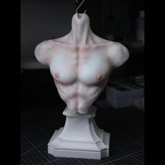 Element_Q bjd Angel bust stand & makeup