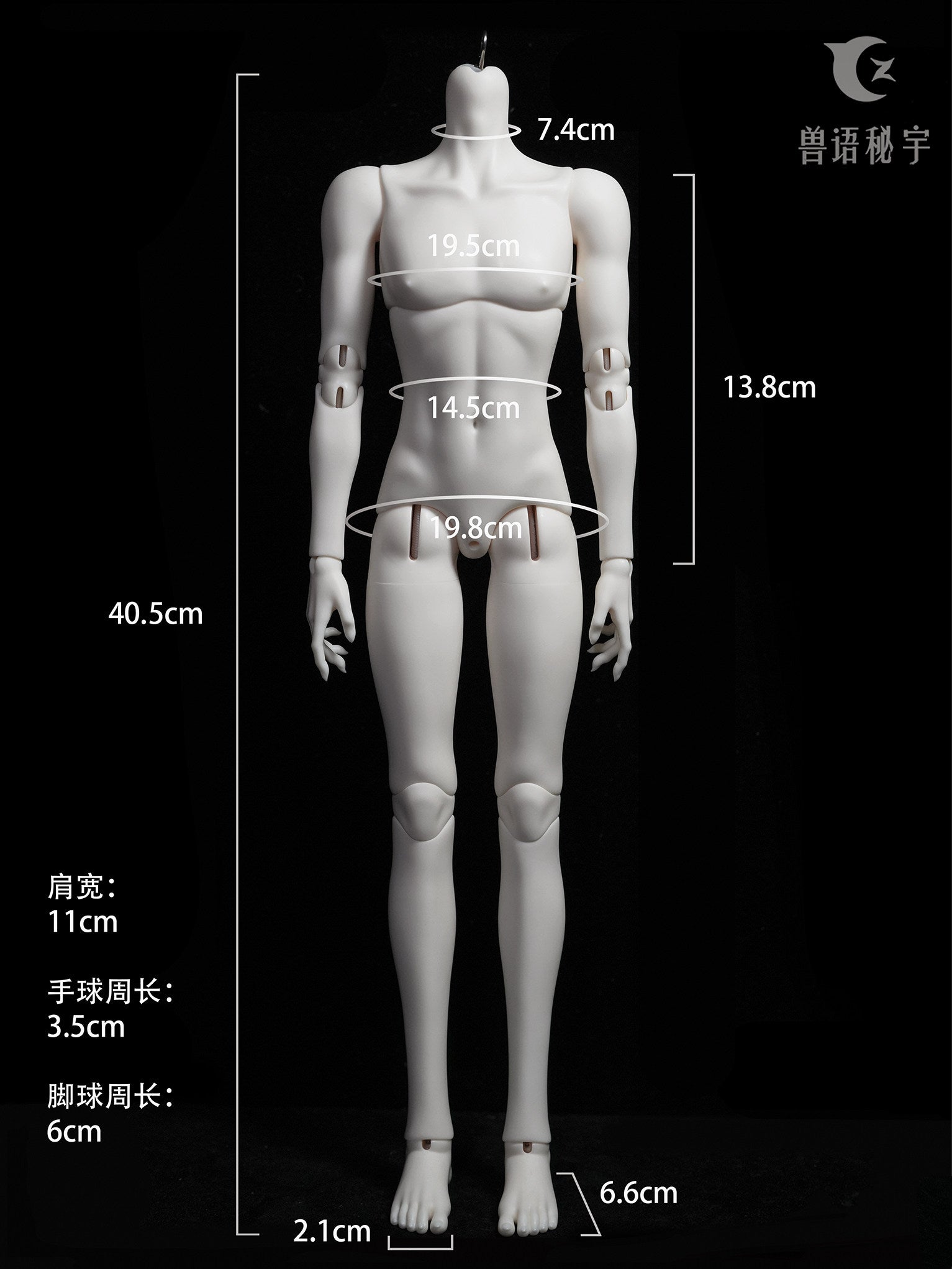 YZdoll 1/4 bjd head nude doll YanSi