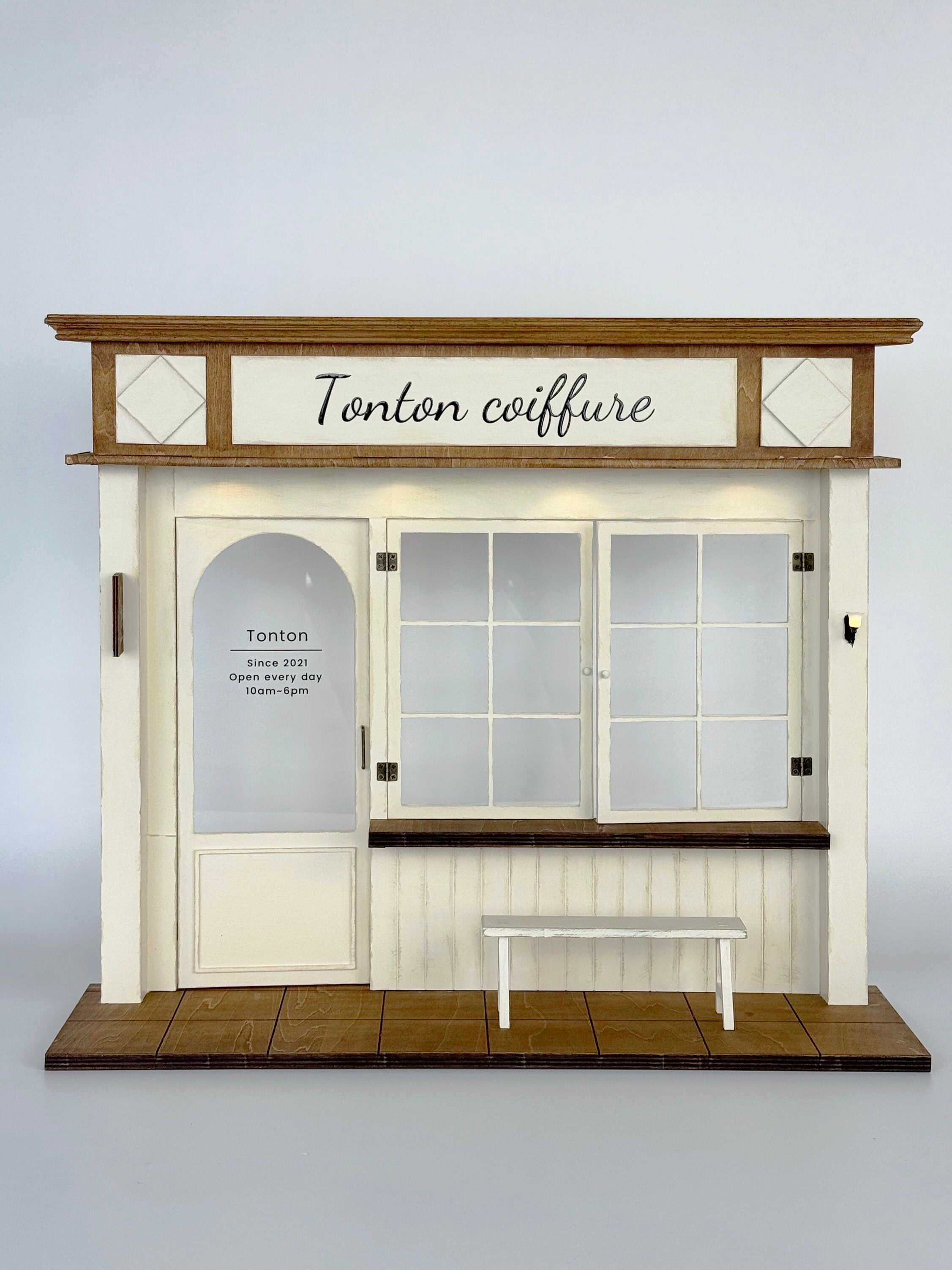Miniature Dollhouse 1/3 1/4 1/6 1/12 Retro Coffee Shop DIY