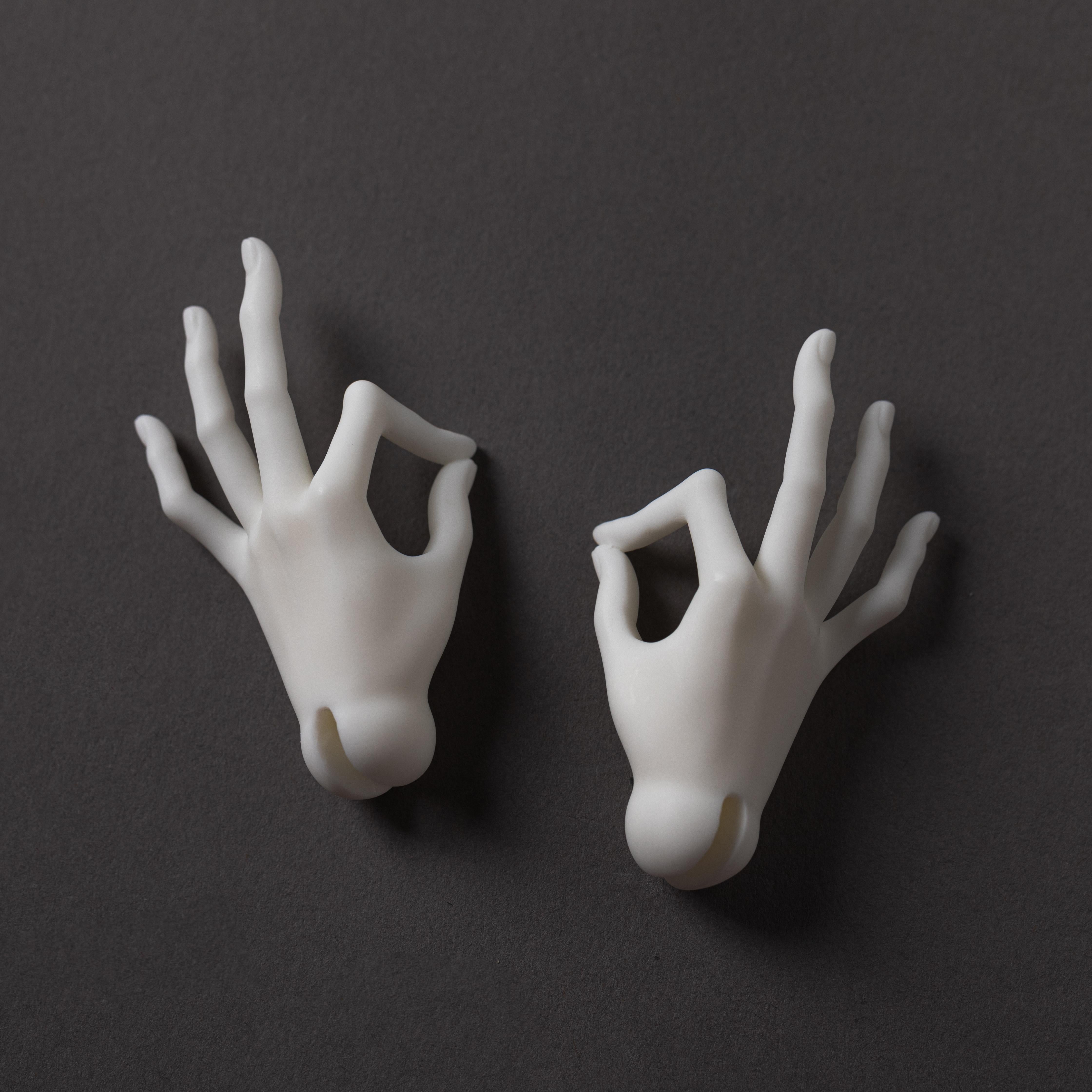 DollZone 1/4 bjd hands and feet for 43cm male sweet rabbit body