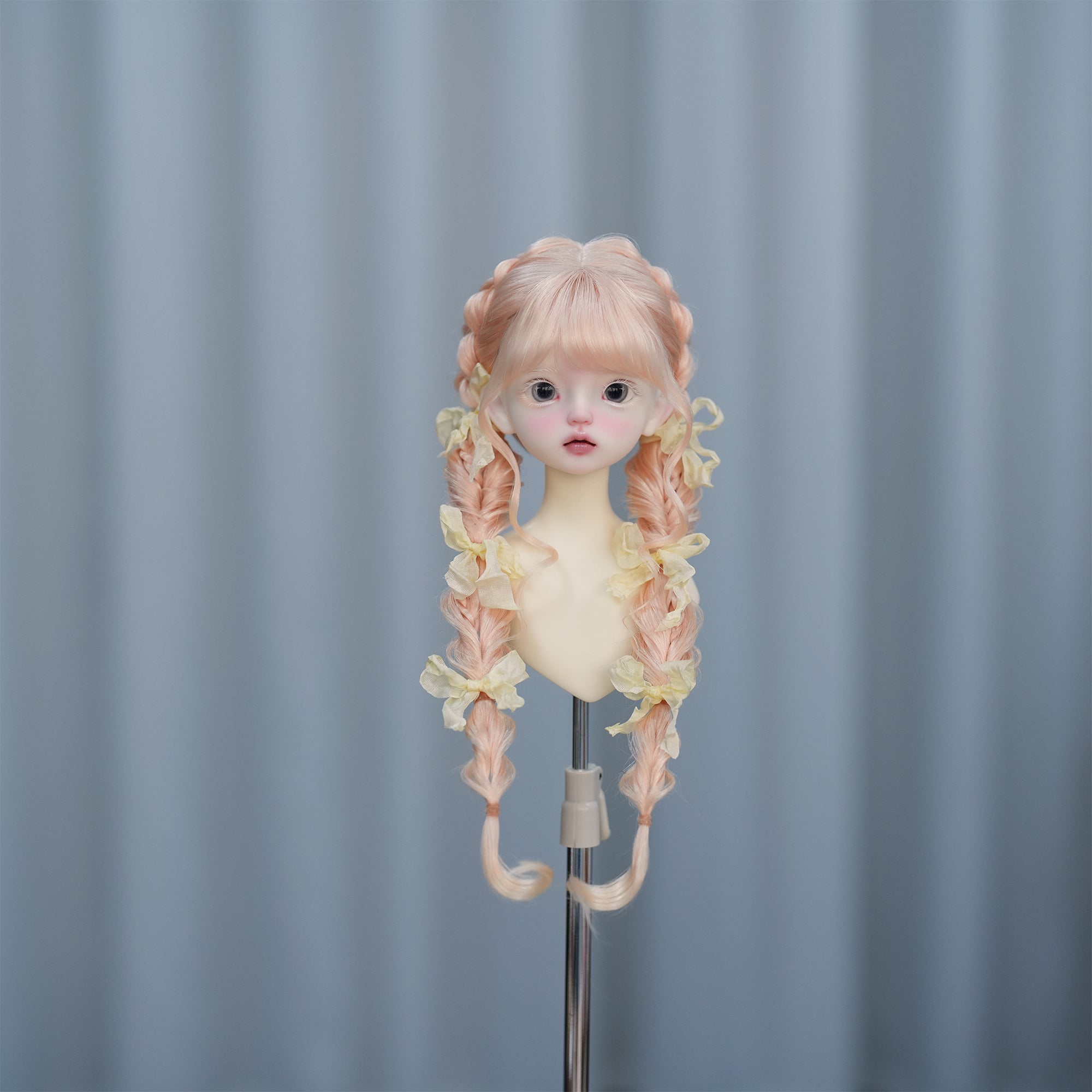 Awen 1/3 1/4 1/6 double braid BJD wigs Russia Mohair代购