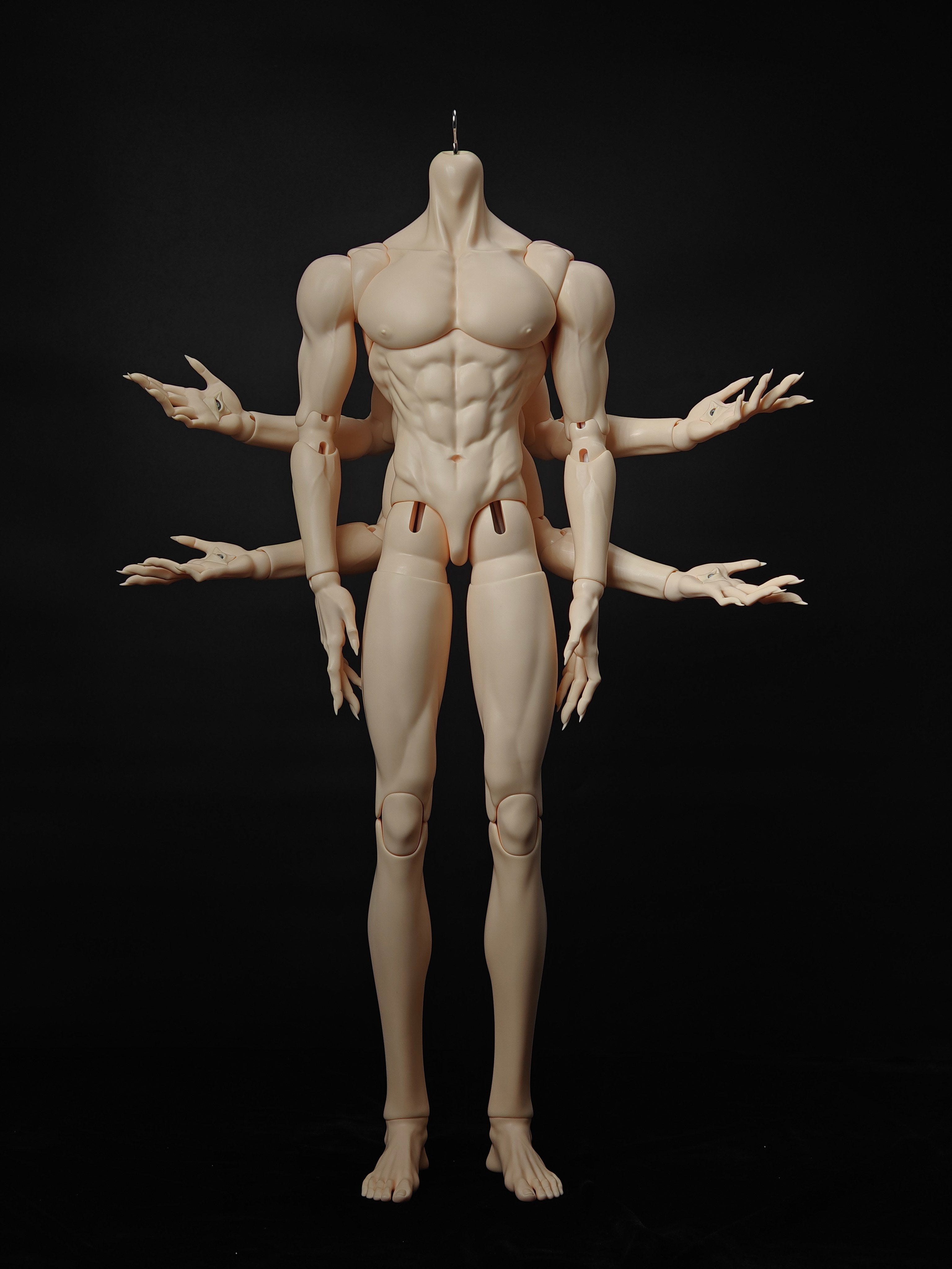 FantasyShape 77cm BJD body Three eyes and six arms Micah