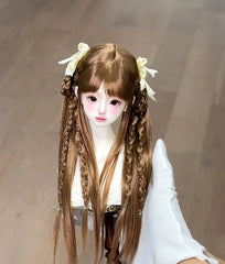 Awen 1/3 1/4 1/6 Lop-eared Rabbit BJD wigs Russia Mohair代购