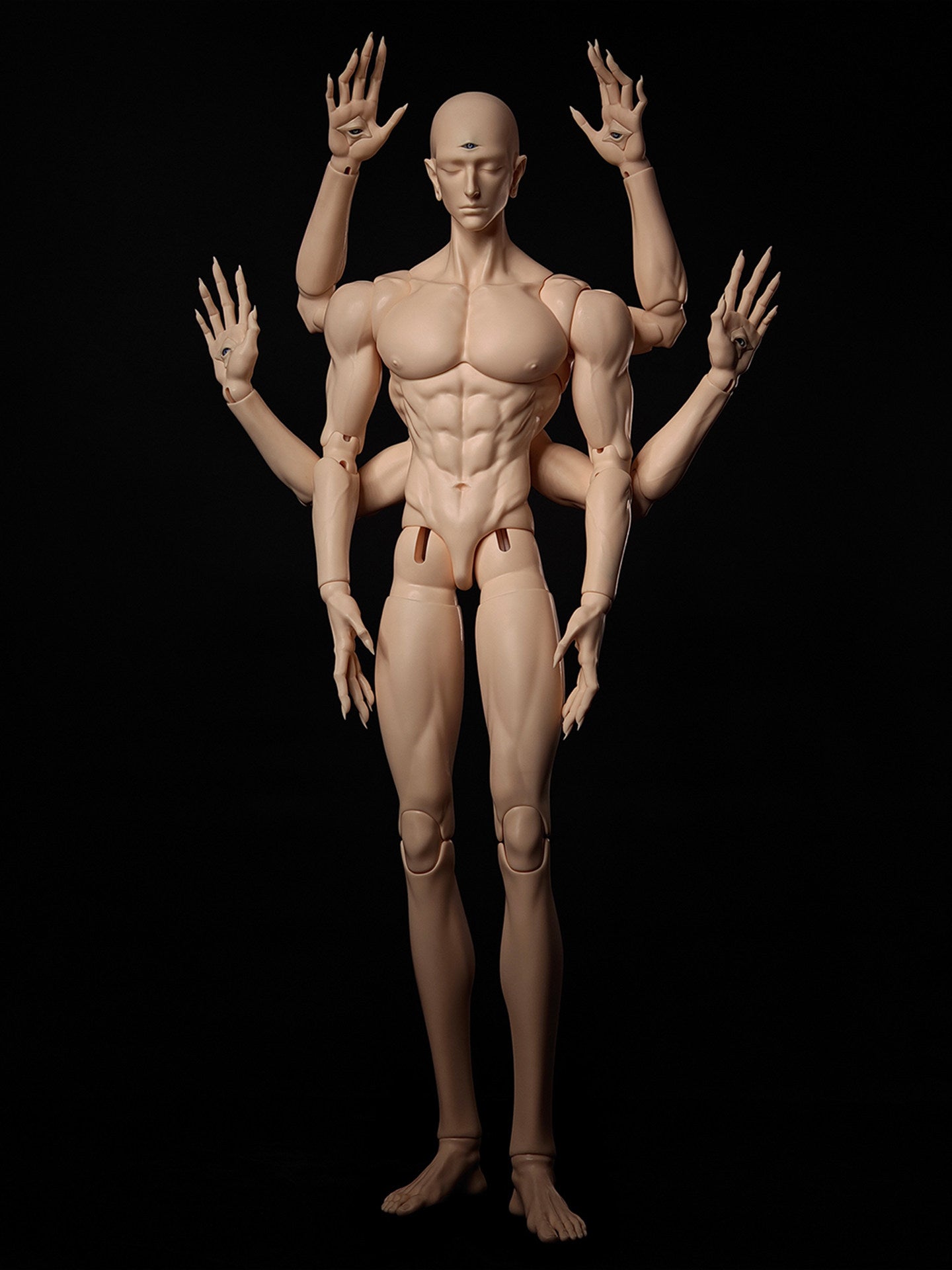 FantasyShape 77cm BJD body Three eyes and six arms Micah