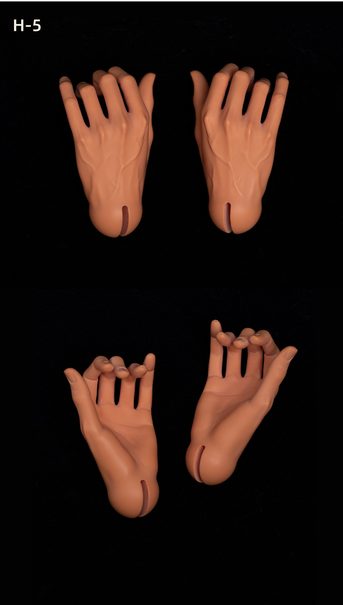DollZone 1/3 bjd hands and feet for 75cm uncle body