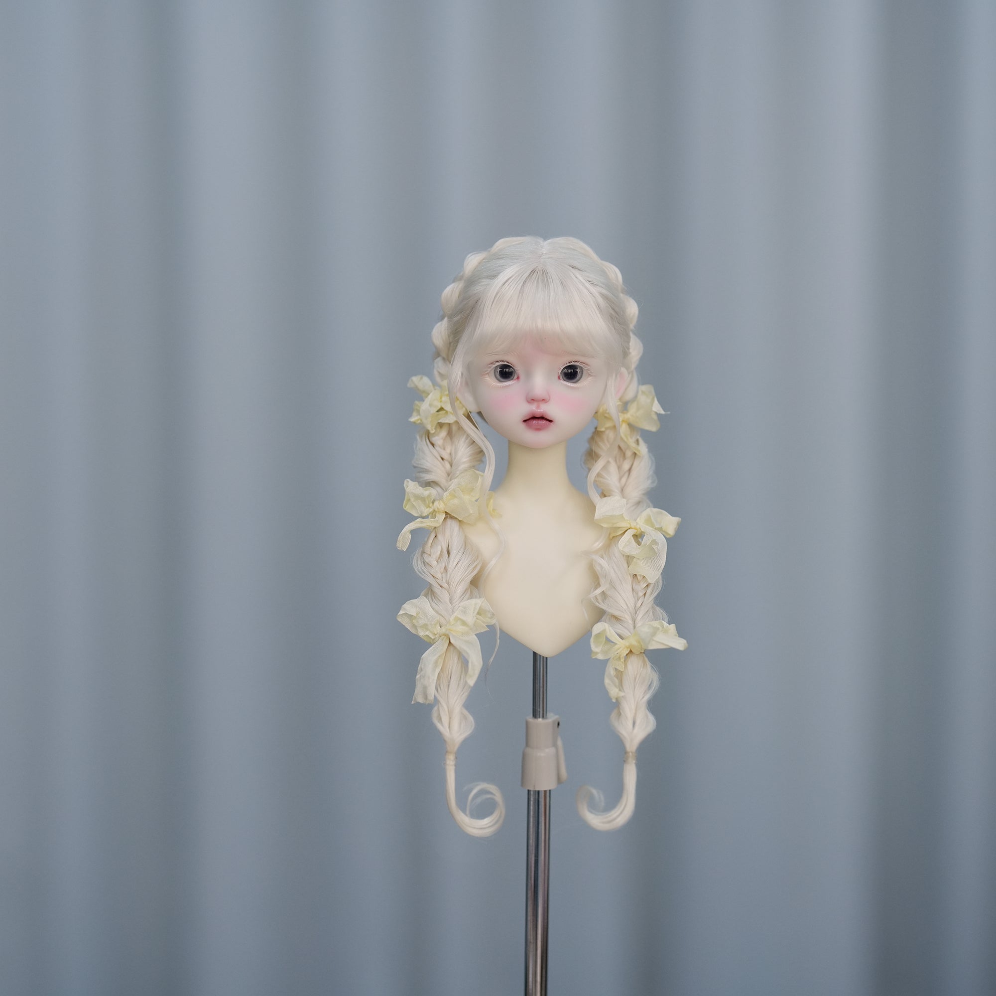 Awen 1/3 1/4 1/6 double braid BJD wigs Russia Mohair代购
