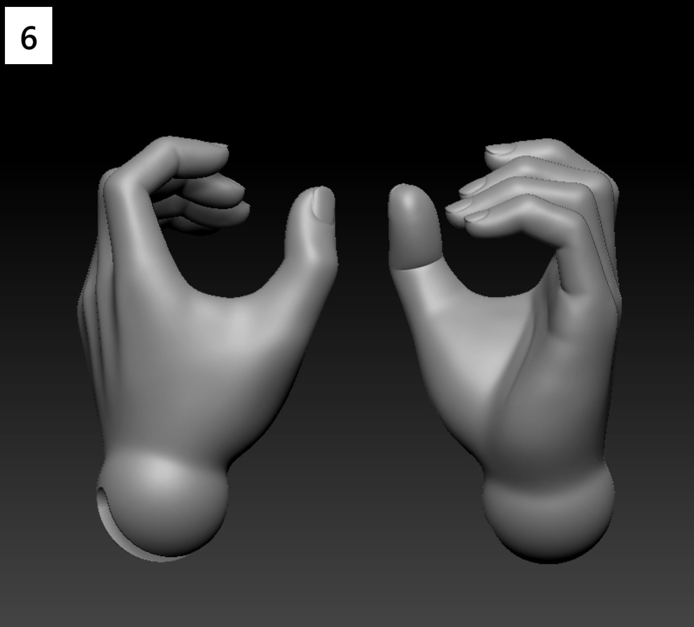 ShouShouDoll hands/ teeth/ tongue for 1/4 Cat Coco body
