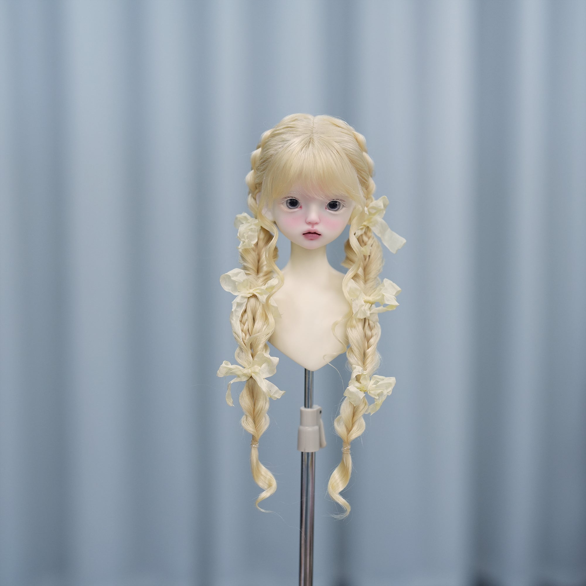 Awen 1/3 1/4 1/6 double braid BJD wigs Russia Mohair代购
