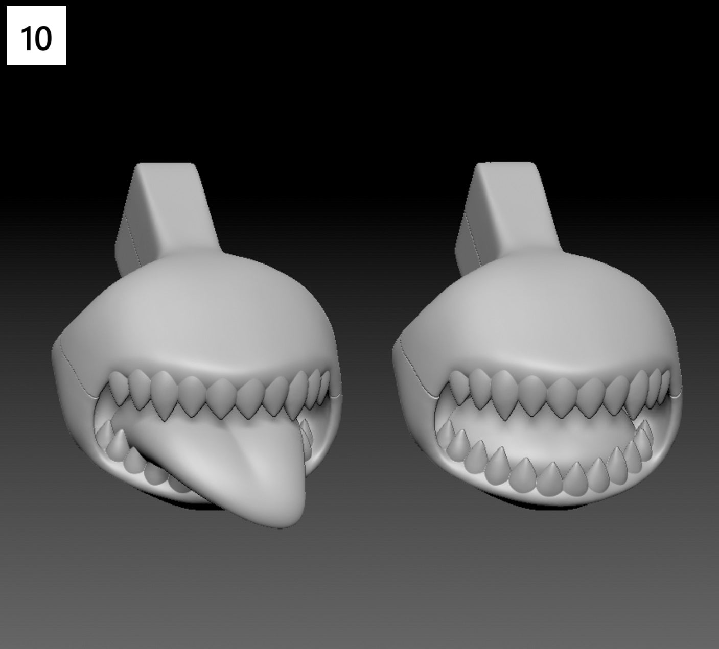 ShouShouDoll hands/ teeth/ tongue for 1/4 Cat Coco body