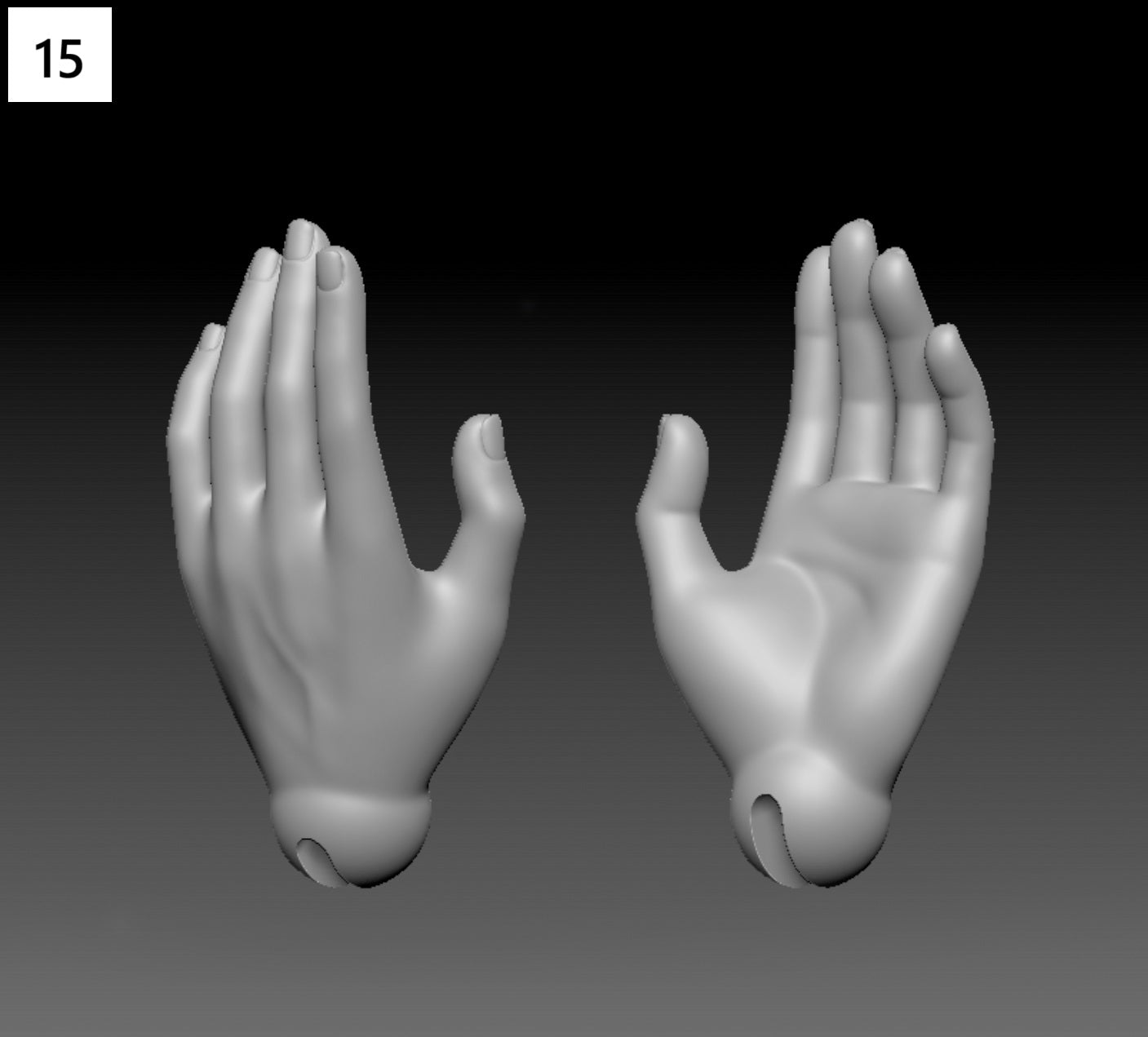 ShouShouDoll hands/ teeth/ tongue for 1/4 Cat Coco body