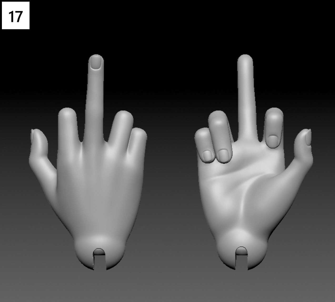ShouShouDoll hands/ teeth/ tongue for 1/4 Cat Coco body