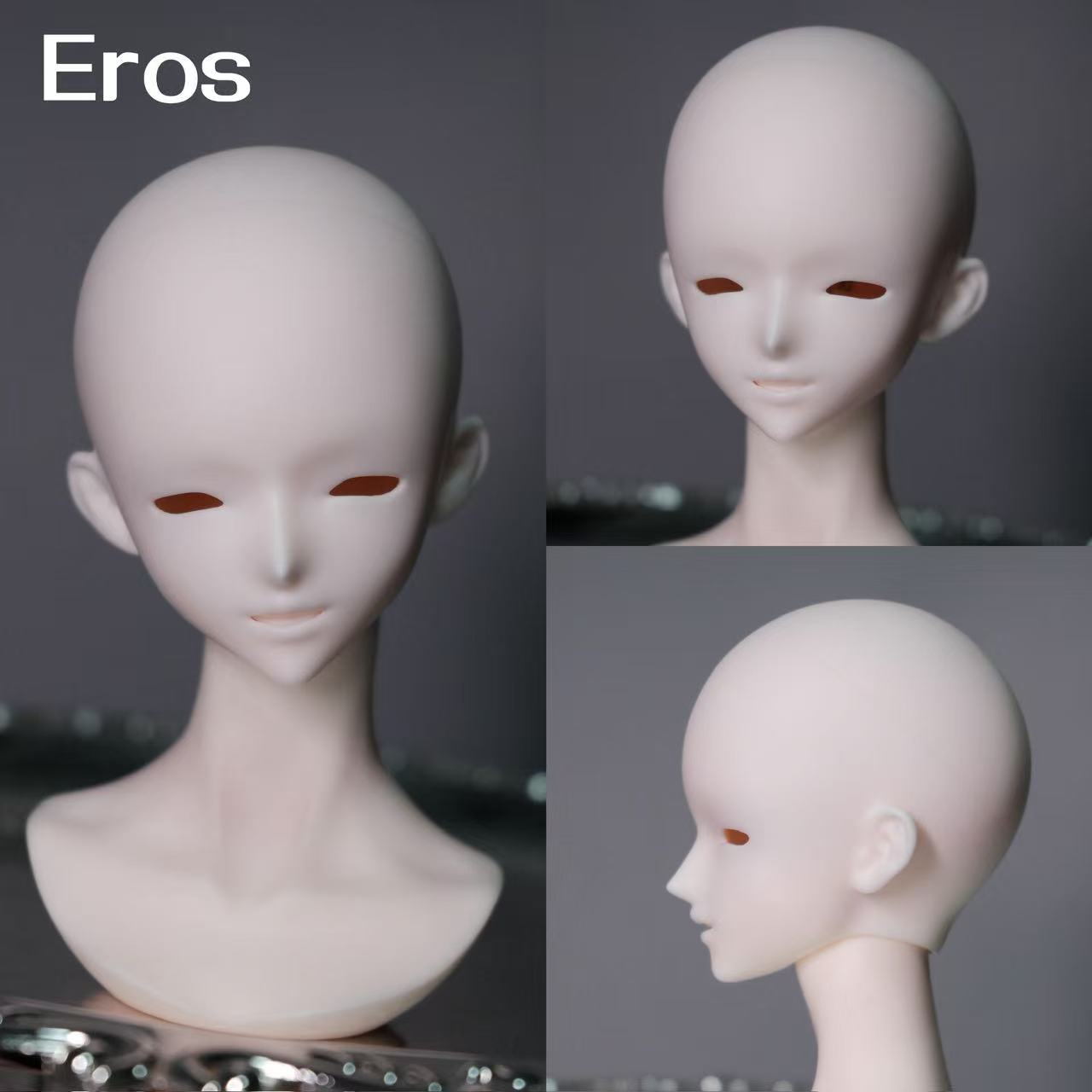 SOII 1/4 BJD head Eros & Carl