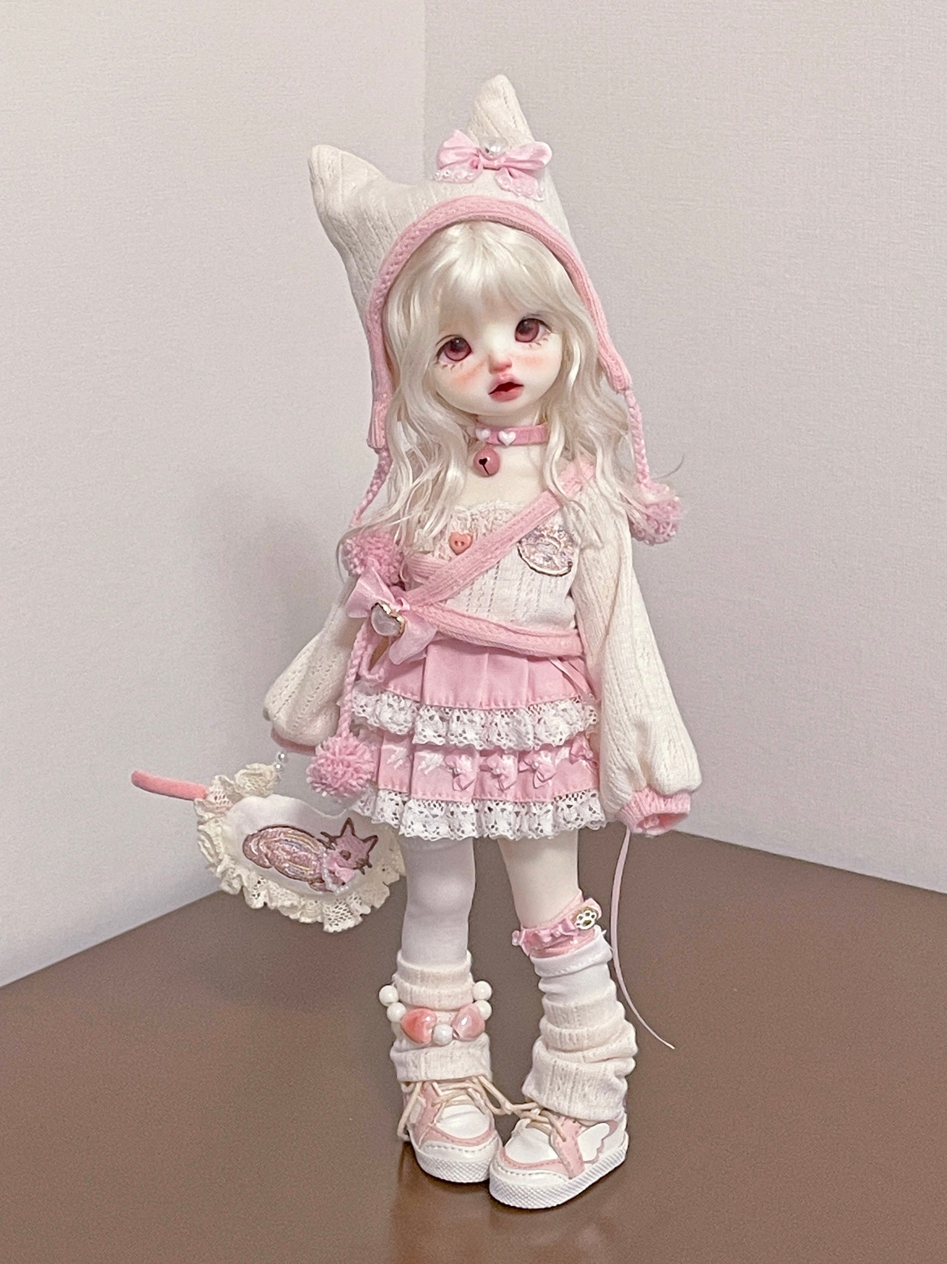 Sweet Cat Diary 1/6 & 1/4 pink clothing