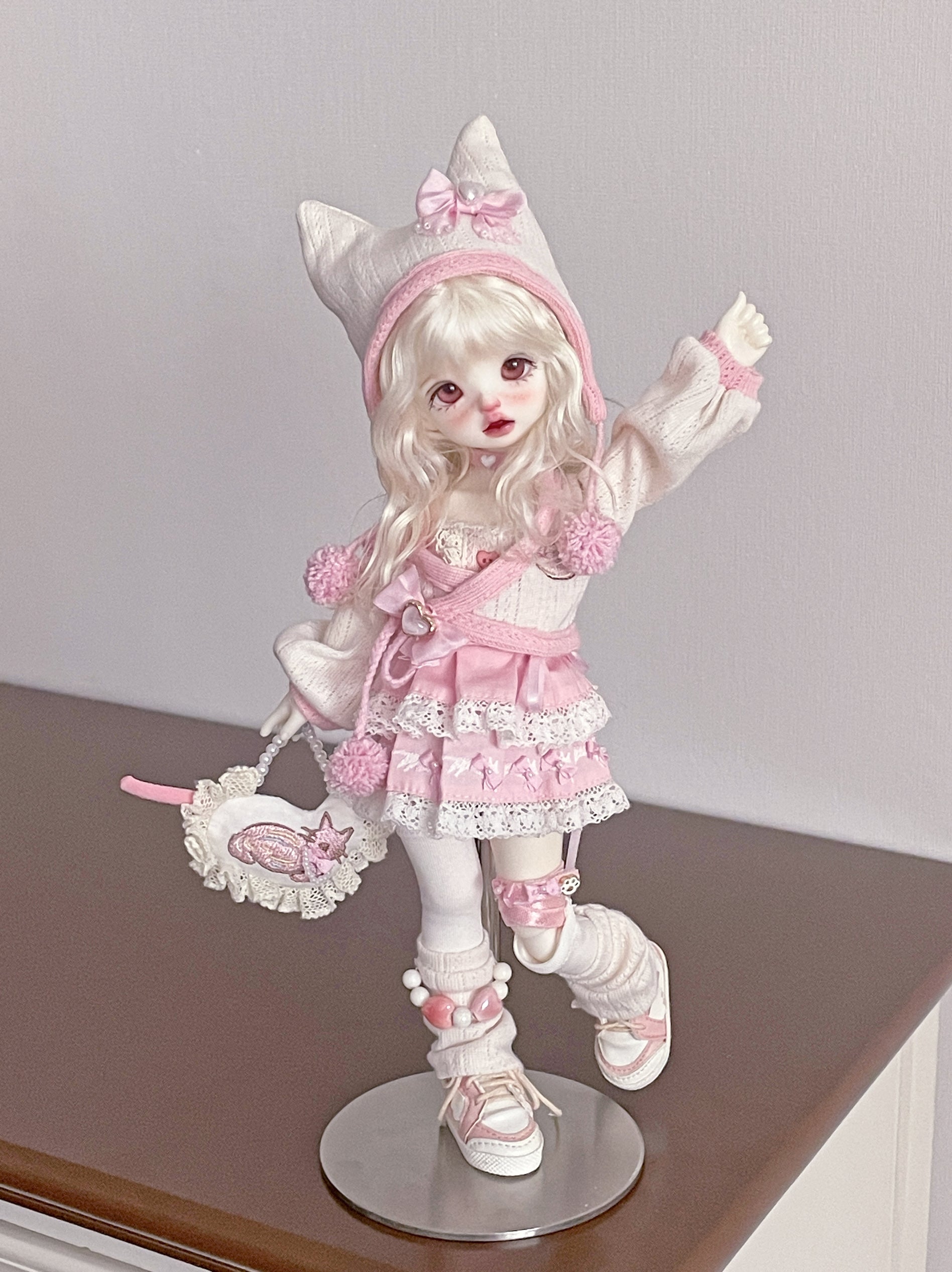 Sweet Cat Diary 1/6 & 1/4 pink clothing