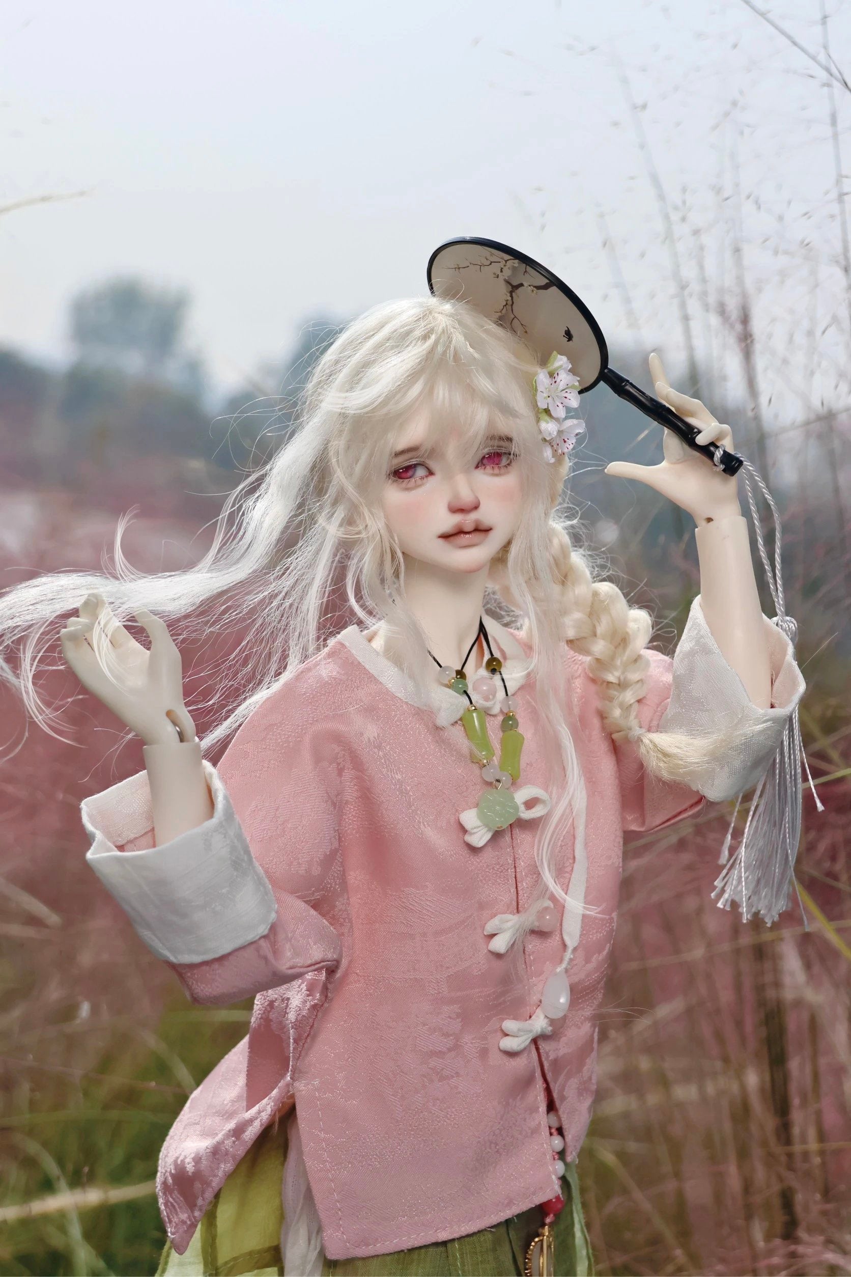 The bad world researcher 1/4 BaiYan bjd head