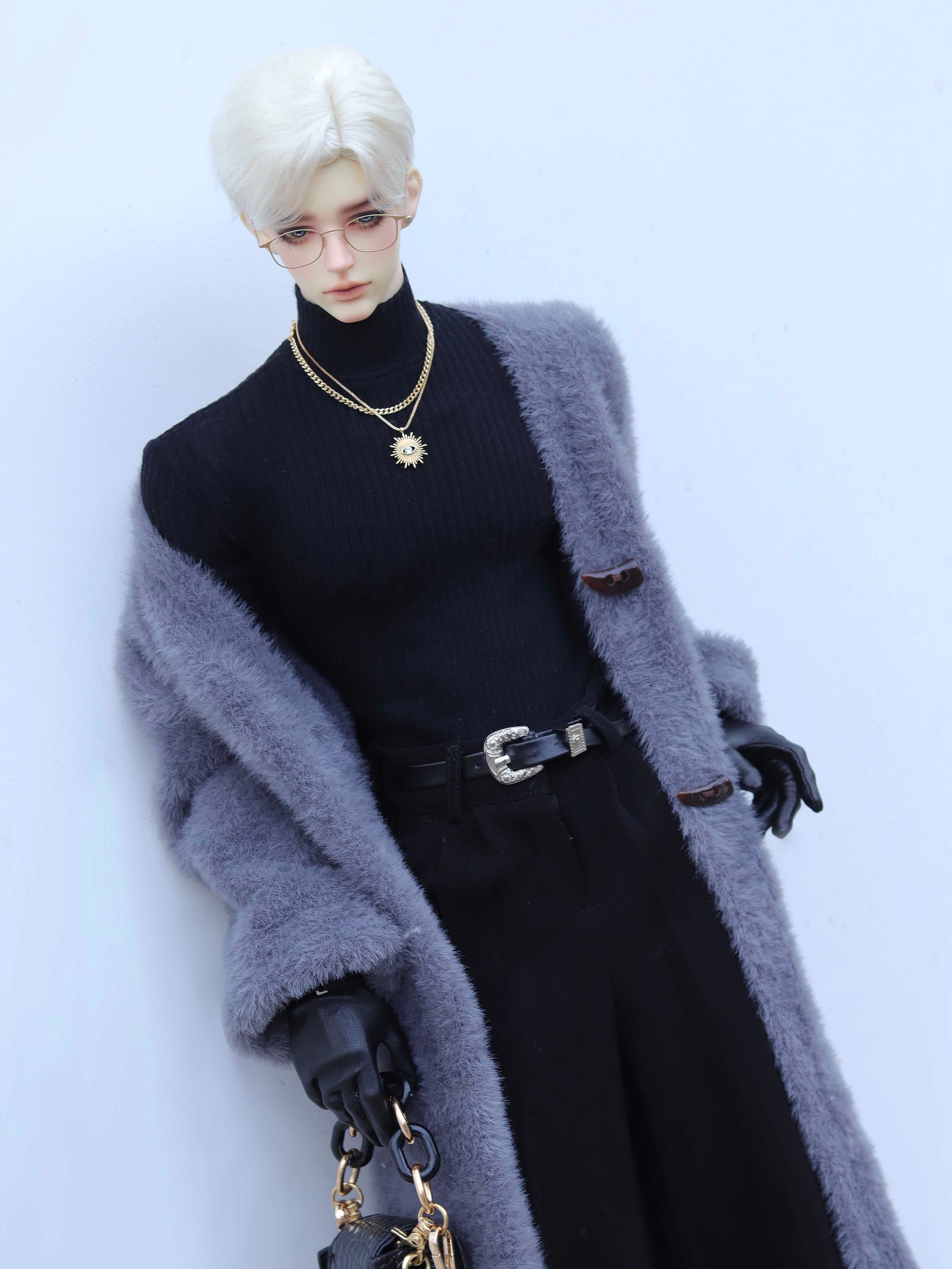 Tod Faux Mink Long Cardigan 1/3 BJD Clothes For Soom ID75