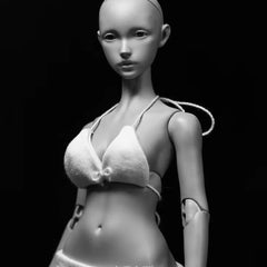 WHITE Qingji 29CM Female Body 1/6 Special BJD Doll