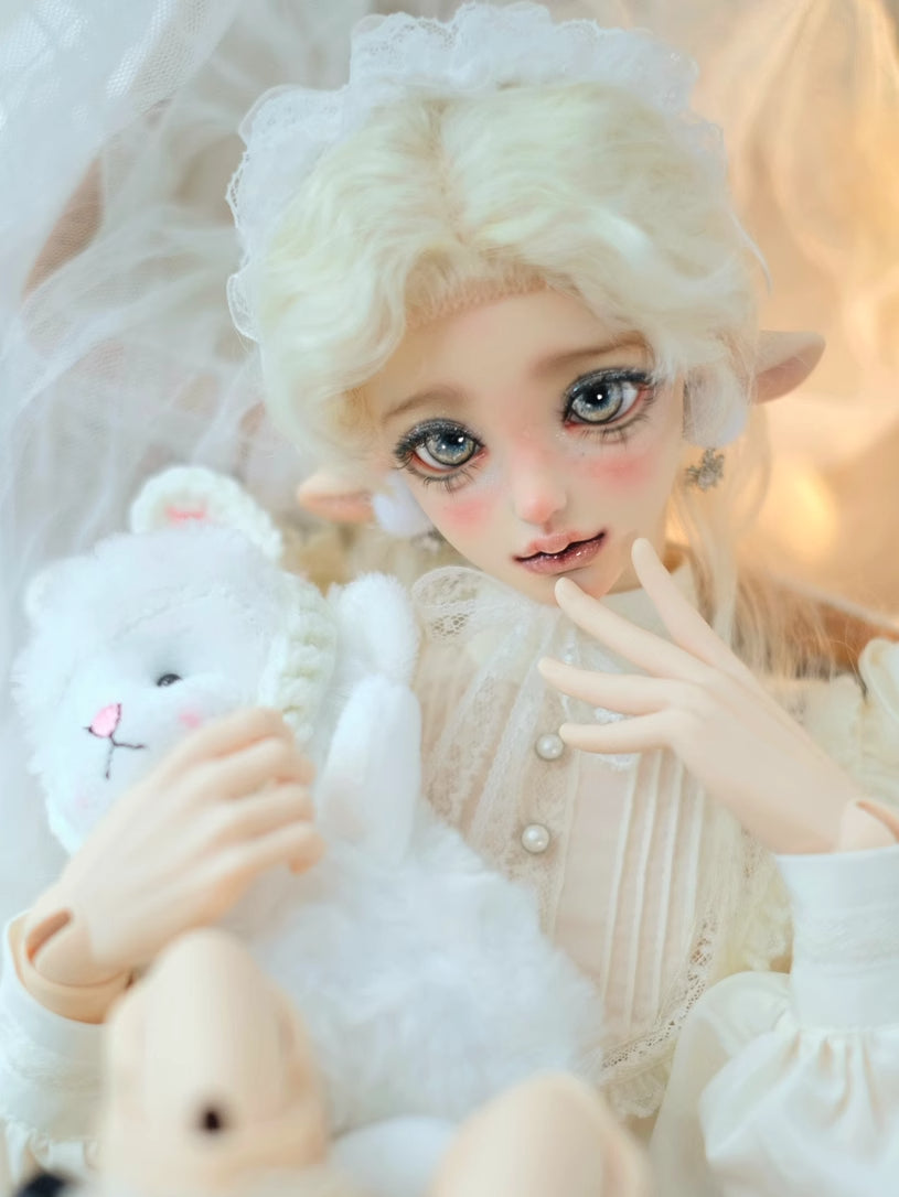 WonderlandDoll Fluffy sheep&human 1/3 head+68body2.0 full set bjd