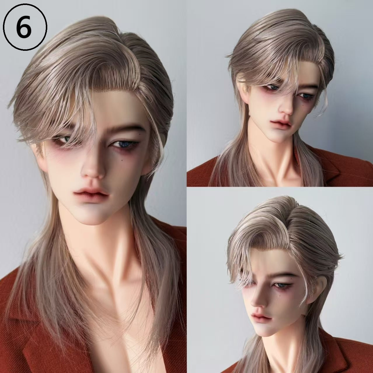 XingXi 70 & 75cm uncle BJD wig