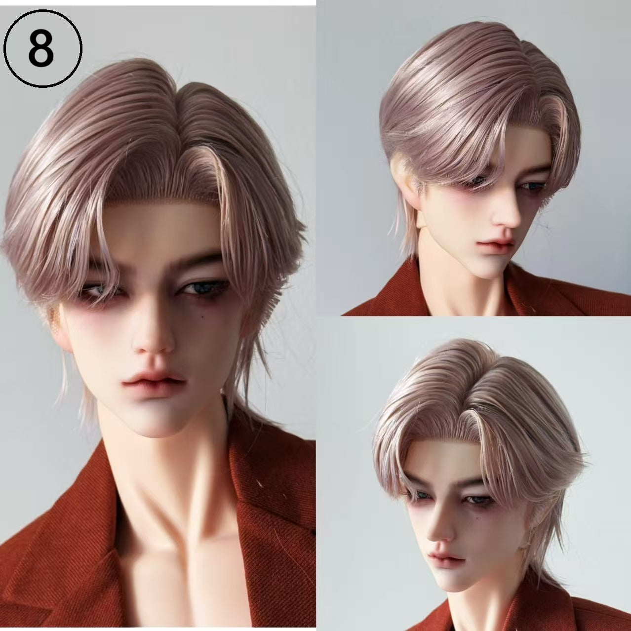 XingXi 70 & 75cm uncle BJD wig