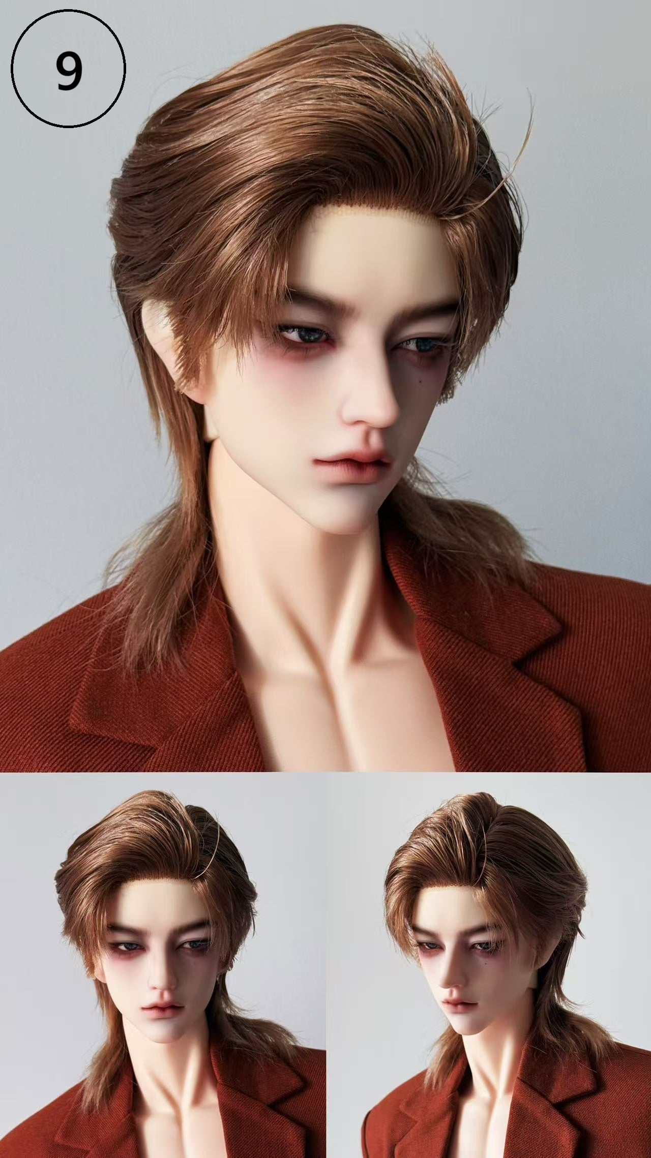 XingXi 70 & 75cm uncle BJD wig