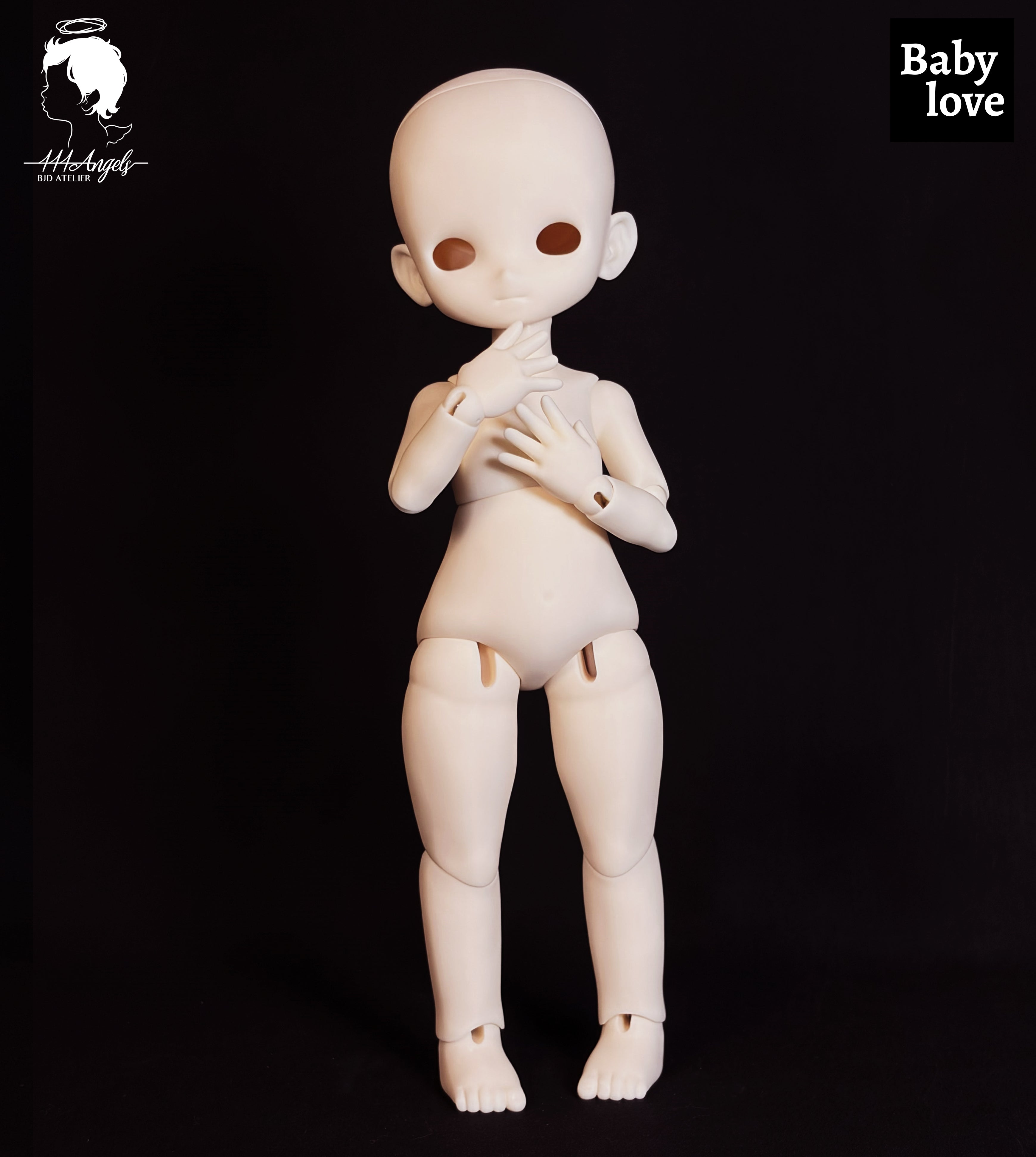 444Angels 1/6 bjd heads nude doll Baby Love