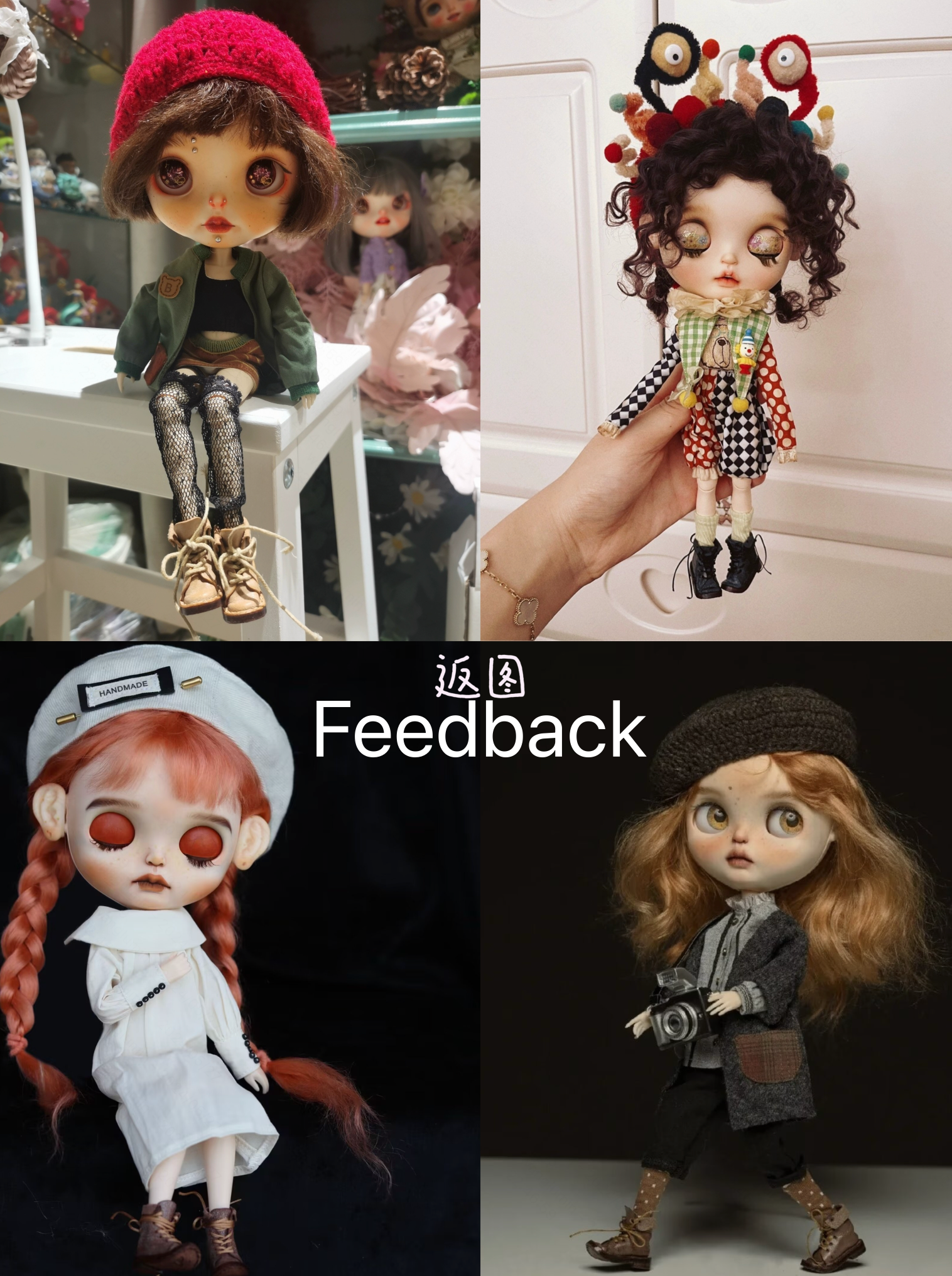 Childhood Lace-up Crinkled Boots For 1/6 BJD Doll丨Blythe丨OB24丨OB22