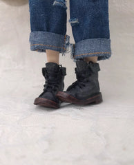 Childhood Lace-up Crinkled Boots For 1/6 BJD Doll丨Blythe丨OB24丨OB22