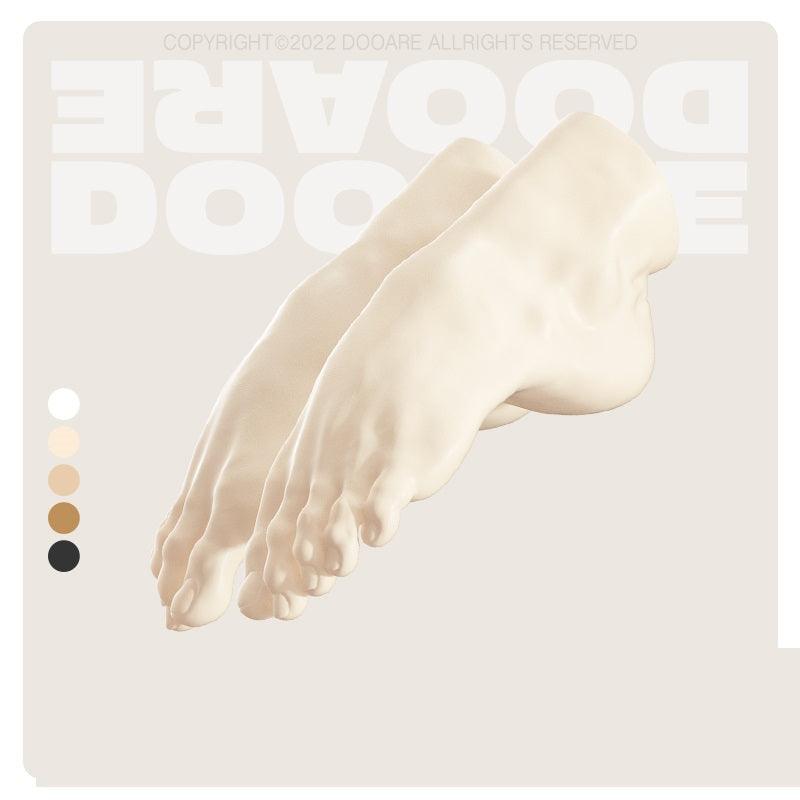 Dooare Second Generation White Muscle BJD Body with Movable Plug-in Joints for 1/6 Female - DollSpherebjd