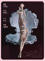 Dooare Third Generation Siren Naked BJD Body for 1/6 Female - DollSpherebjd