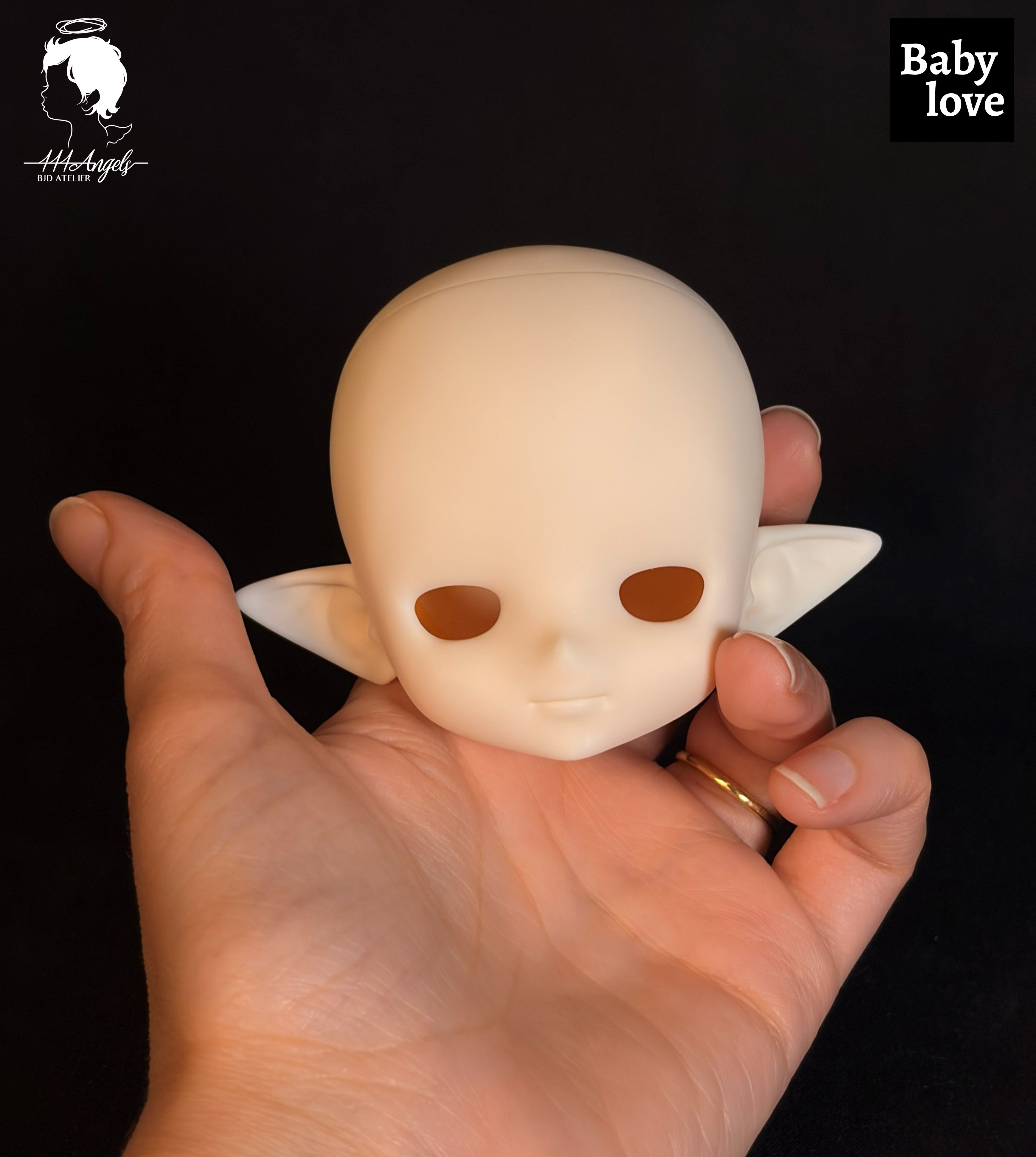 444Angels 1/6 bjd heads nude doll Baby Love
