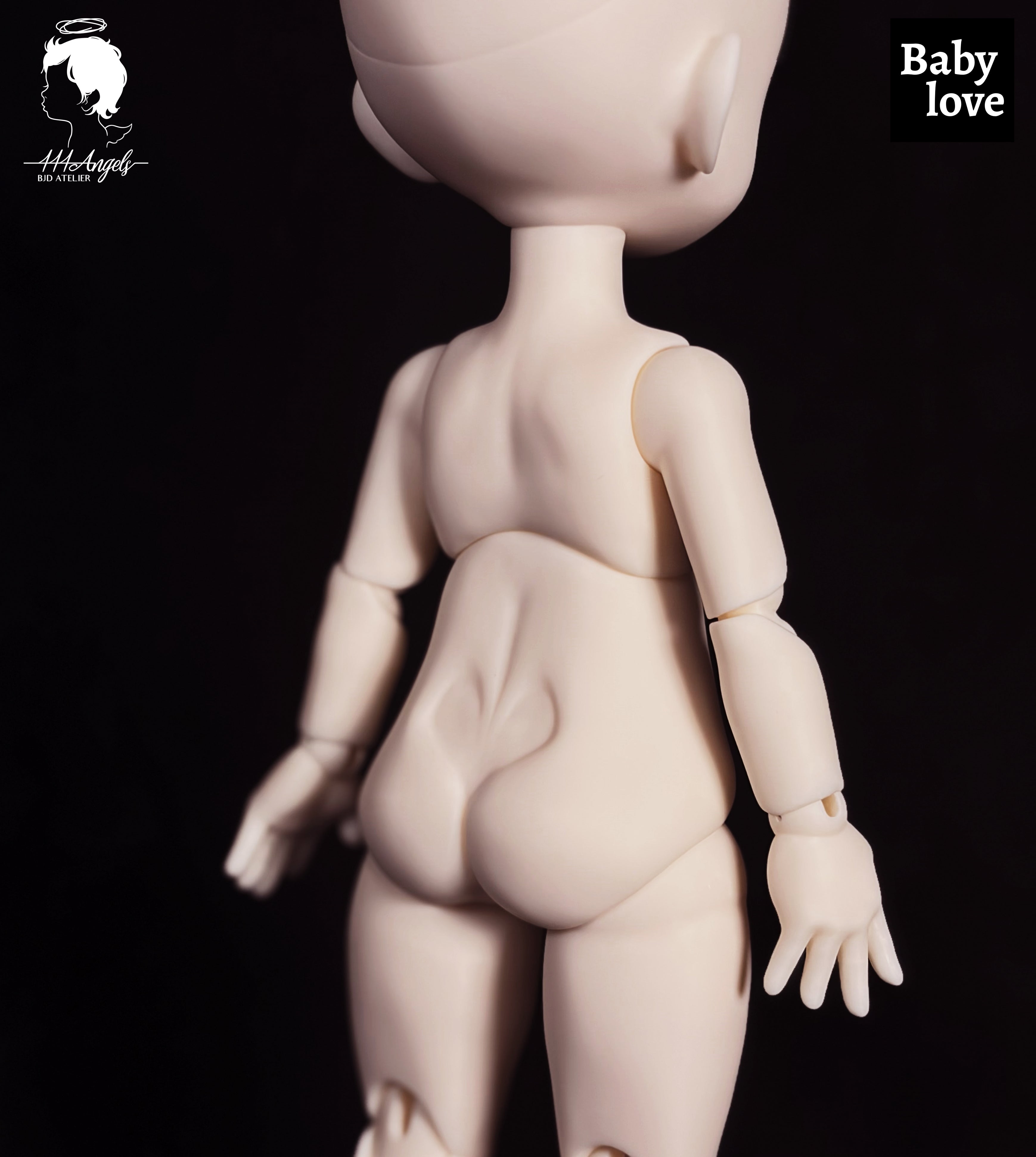 444Angels 1/6 bjd heads nude doll Baby Love