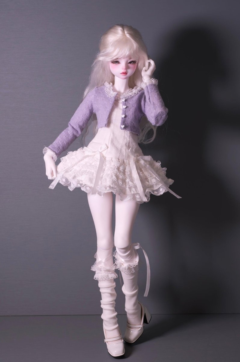 Night Moon Sea Spring Love Poems Series Daily Ballet Style BJD Clothing for 1/4 BJD Girl - DollSpherebjd