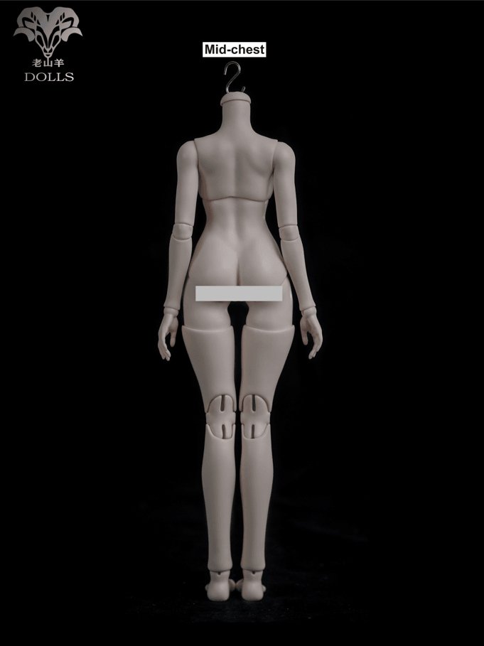 OldGoatDoll Goat Body 1/4 BJD Female Body Mid Chest - DollSpherebjd