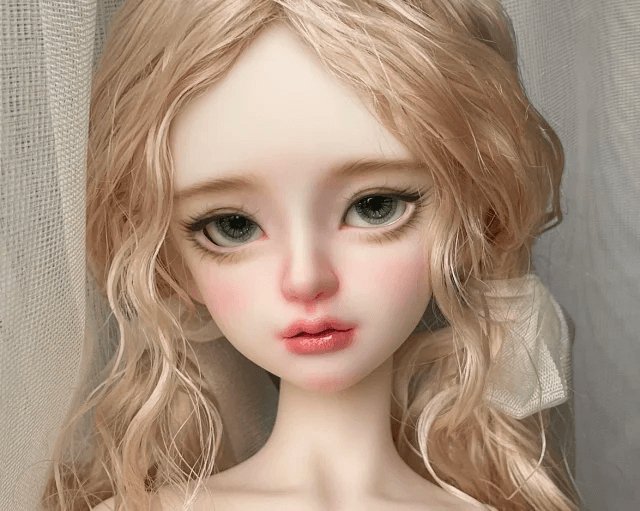 YoCat Crow Naked BJD Head for 1/4 Female - DollSpherebjd